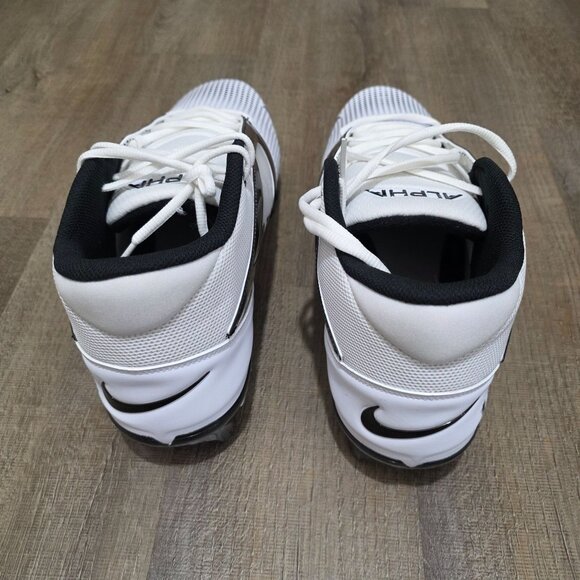 Nike Alpha Menace Elite 4 Football Cleats FZ7702-105 White Black Men’s Size 16 main image 6